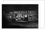 Garage Illuminated with Flood Light by Anonymous