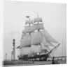 Whaling Ship at a Dock by Anonymous