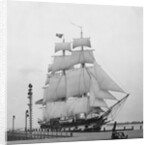 Whaling Ship at a Dock by Anonymous