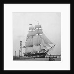 Whaling Ship at a Dock by Anonymous