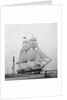 Whaling Ship at a Dock by Anonymous