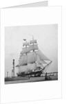 Whaling Ship at a Dock by Anonymous