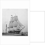 Whaling Ship at a Dock by Anonymous