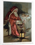 Illustration Entitled The New Picture Book Depicting a Visit from Santa by Anonymous