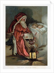 Illustration Entitled The New Picture Book Depicting a Visit from Santa by Anonymous