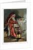 Illustration Entitled The New Picture Book Depicting a Visit from Santa by Anonymous