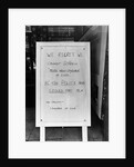 Sign Outside Sex Cinema by Anonymous