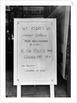 Sign Outside Sex Cinema by Anonymous