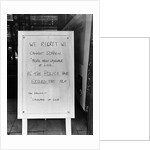 Sign Outside Sex Cinema by Anonymous
