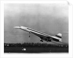 Taking Off For The First Time At 3.30 p.m. Is Concorde 001. by Anonymous