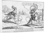 Women Riding Dandy Horse Bicycles by Anonymous
