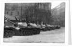 Russian Tanks in Budapest by Anonymous