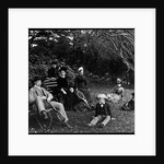 Group of People With Tennis Rackets by Anonymous