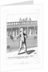 Engraving of James Duke of York Playing Tennis, ca. 1640 by Anonymous