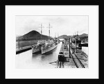Destroyers on the Panama Canal by Anonymous