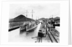 Destroyers on the Panama Canal by Anonymous