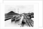 Destroyers on the Panama Canal by Anonymous