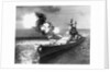 U.S.S. Missouri Firing its Guns by Anonymous