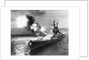 U.S.S. Missouri Firing its Guns by Anonymous