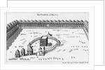 Engraving of The Temple of Mecca by Anonymous