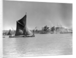 Sailboat Passes Ford Motor Works by Anonymous