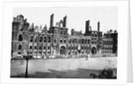 Damaged Hotel de Ville by Anonymous