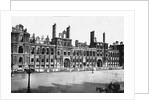 Damaged Hotel de Ville by Anonymous