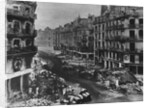 Damage in the Rue de Rivoli by Anonymous
