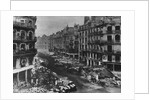 Damage in the Rue de Rivoli by Anonymous