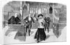 Cartoon of Suffragette in House of Commons by Anonymous