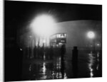 London Bus in Fog by Anonymous