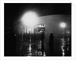 London Bus in Fog by Anonymous