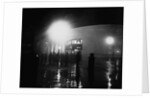 London Bus in Fog by Anonymous