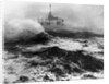 Oil Rig in Stormy Sea by Anonymous