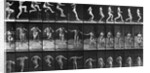Nude Woman Hurdling by Anonymous