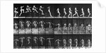 Nude Woman Hurdling by Anonymous