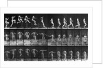 Nude Woman Hurdling by Anonymous