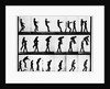 Two Men Leapfrogging by Anonymous