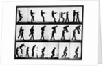 Two Men Leapfrogging by Anonymous