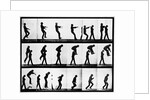 Two Men Leapfrogging by Anonymous