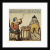A Husband and Wife Spend an Evening at Home Intaglio Print by Anonymous