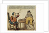 A Husband and Wife Spend an Evening at Home Intaglio Print by Anonymous
