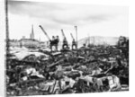 A Military Scrapyard, Rouen Docks by Anonymous