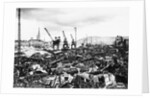 A Military Scrapyard, Rouen Docks by Anonymous