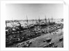 Steamer Ships in Calcutta Harbor by Anonymous