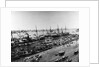 Steamer Ships in Calcutta Harbor by Anonymous