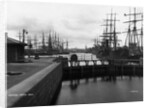 Sailing Ships in Swansea Docks by Anonymous