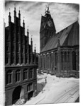 Hannover Town Hall and Church by Anonymous