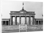 Brandenburg Gate, Berlin, 1966 by Anonymous