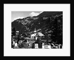 A Cemetery in Lauterbrunnen by Anonymous